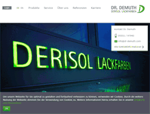 Tablet Screenshot of dr-demuth.com